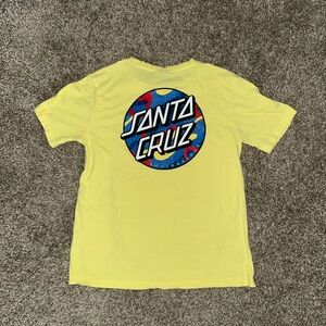Santa Cruz Tee in Bright Yellow